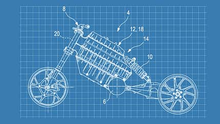 BMW Patent Elektromotorrad