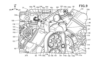 Honda V2 Kompressor Patentamtbilder