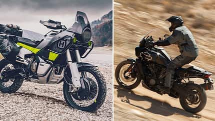 Husqvarna Norden und Harley-Davidson Pan America.