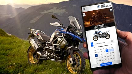 BMW Motorrad "Rent a Ride".