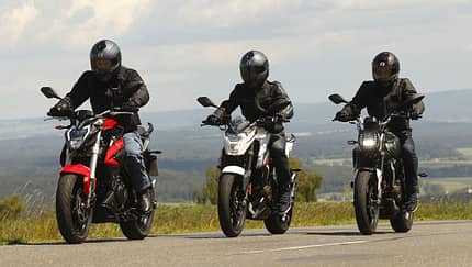 Voge 300R, Voge 300AC und Voge 500R.