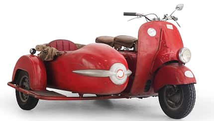 Lohner Superroller LB 200 Mit Lohner Beiwagen (1955).