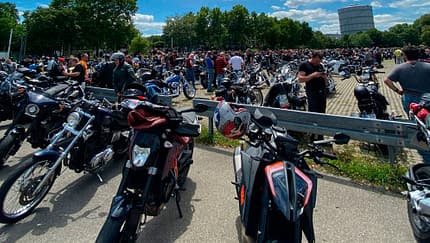Motorrad-Demo 2020