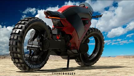 Baxley Moto Rendering Design Konzept