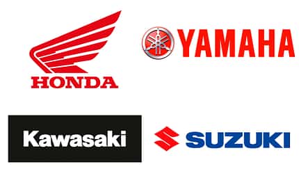Big Four japanische Hersteller Honda Kawasaki Suzuki Yamaha
