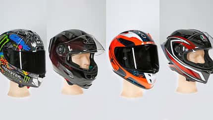 Motorrad-Carbonhelme im Test