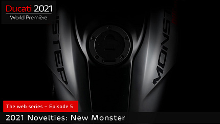 12/2020, Ducati Monster Teaser Ducati Monster Teaser