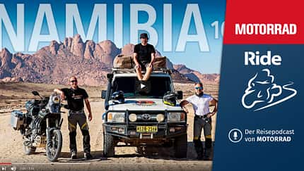 Podcast Aufmacher MOTORRAD Ride Folge 7 Namibia Podcast Aufmacher MOTORRAD Ride Folge 7 Namibia