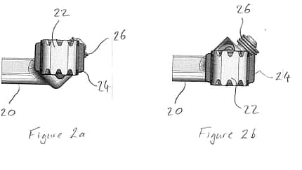 Patent Triumph einstellbare Fussraste