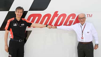 Aprilia Racing MotoGP  Massimo Rivola Carmelo Ezpeleta
