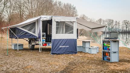 Faltcaravan Motorrad-Tranport Farfalla Camper Variante LS Faltcaravan Motorrad-Tranport Farfalla Camper Variante LS