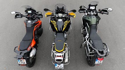 Mittelklasse-Reiseenduros im Vergleichstest, BMW F 850 GS Adventure, KTM 890 Adventure, Triumph Tiger 900 Rally Pro