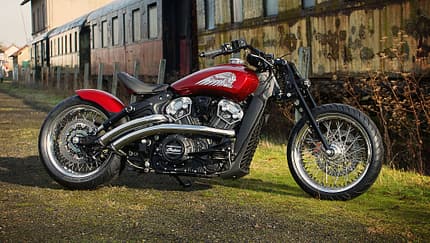Indian Motorcycle Metz Scout Red Wings