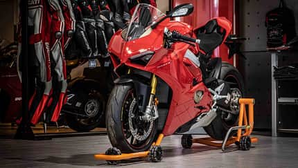 Dynamoto fahrbahrer Motorradständer