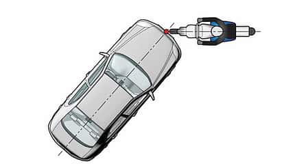 EuroNCAP Crashtest Motorrad-Auto