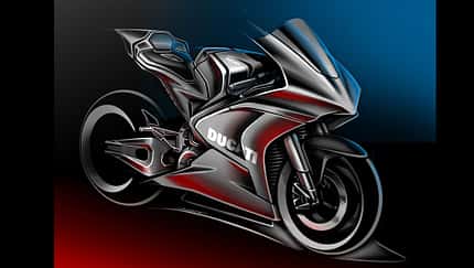 Ducati Teaser MotoE Motorrad