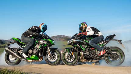 Kawasaki Z H2/ Z H2 SE Vergleichstest