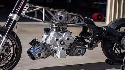 Dreizylinder Sternmotor Radial Motion