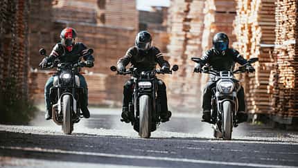 Ducati XDiavel Dark, Harley-Davidson Sportster S, Indian FTR S Vergleichstest