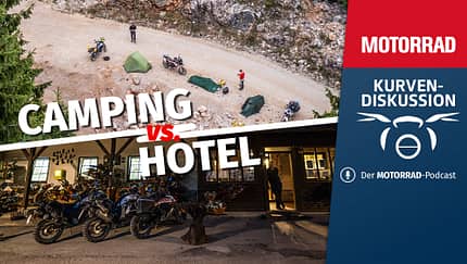 Podcast Kurvendiskussion Folge 30 Camping vs. Hotel
