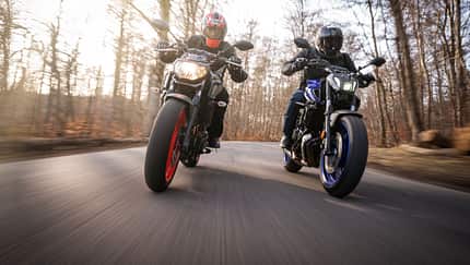 Yamaha MT-07 alt/neu Vergleichstest