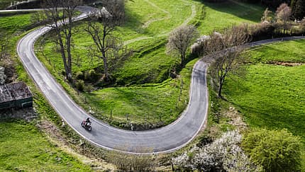 Motorradtour NRW Bundeslandgrenze