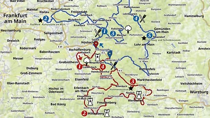 Spessart - Nord- und Südtour