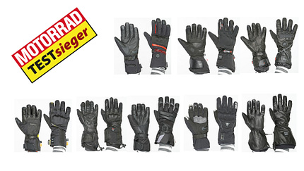 Motorrad-Heizhandschuhe beheizte Motorradhandschuhe im Test