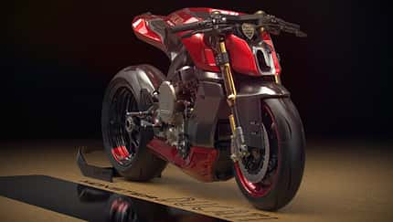Ducati Monster Elektro Design Concept Konzept Studie von Filippo Ubertino (01/2023)