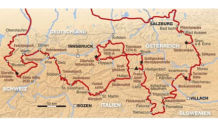 Die besten Pässe Österreichs
