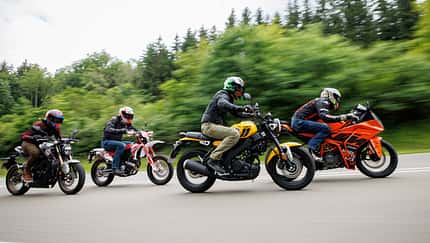 Neuzulassungen 125er-Motorräder Leichtkrafträder
