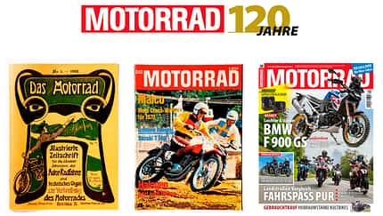 MOTORRAD Historie 120 Jahre Jubiläum