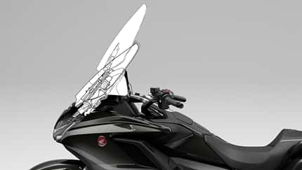 Honda Patent Windschild Automatik