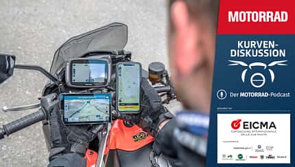 Motorrad-Navigationsgerät, Navi-App Motorrad-Navigationsgerät, Navi-App