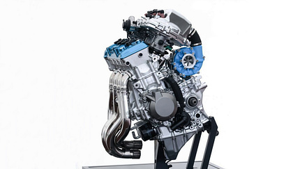 Kawasaki Ninja H2 SX mit Wasserstoff-Motor Prototyp HySE (12/2023)