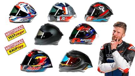 Sporthelm im Test Motorradhelm