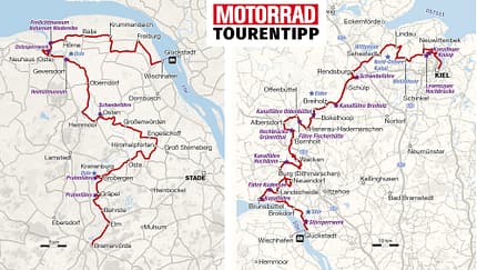MOTORRAD-Tourentipp Deutsche Fährstraßen mit GPX