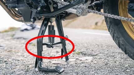 Neue Transalp hat Probleme mit dem Hauptständer