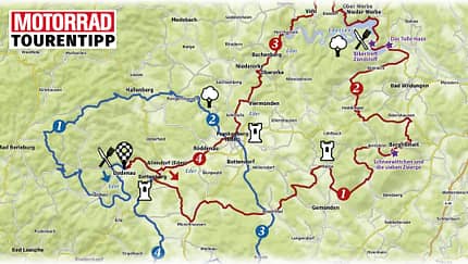 Durch das Rothaargebirge bis zum Edersee