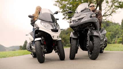 Piaggio MP3 und Yamaha Tricity 300