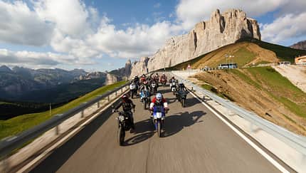 Motorrad Dolomiten