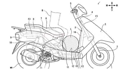 Honda-Patent Roller mit Gaspedal