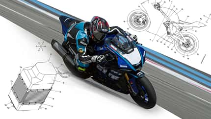 Das könnte die elektrische R1 von Yamaha werden