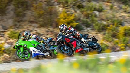 Aprilia, Kawasaki, Gruppenbild