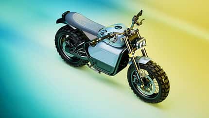 Renault präsentiert Elektromotorrad Heritage Spirit Scrambler (10/2024)