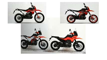 Leak KTM 390 Adventure, 390/125 Enduro R und 390/125 Supermoto SMC R für 2025 