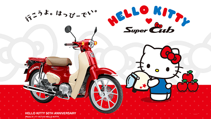 Hello Kitty Honda Super Cub 50 und 110
