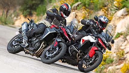 Triumph Tiger 900 GT Pro 2024, Triumph Tiger 900 GT Aragón Edition 2023 Vergleichstest