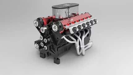 Chuanqi V12 Motor DSF-V12 Miniatur Modellbau 47 ccm