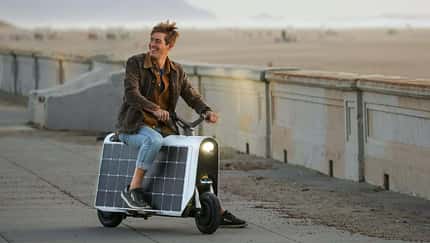 Lightfoot Elektroroller mit Solarzellen, Solarpaneelen, Otherlab